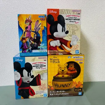 디즈니 캐릭터 피규어 4세트