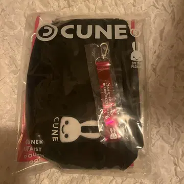 미개봉 새상품 CUNE 웨스트 파우치 핑크