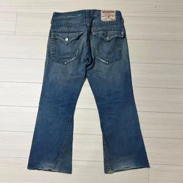 트루 릴리젼 조이 플레어 데미지 데님 32X33