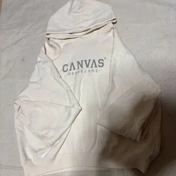CANVAS 플라워 프린트 후드티