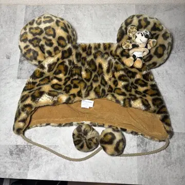 디즈니 레오파드 무늬 미니 팬캡