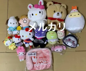 산리오 스미코구라시 봉제 인형 파우치 키링 15개