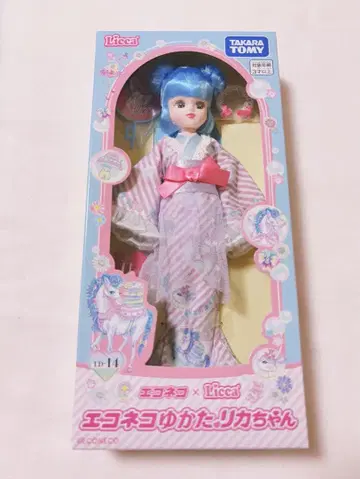 리카짱 인형 에코 고양이 유카타 리카짱 새상품