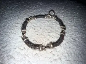 멕시칸 주얼리 MEXICO 925 각인 가죽 실버 팔찌