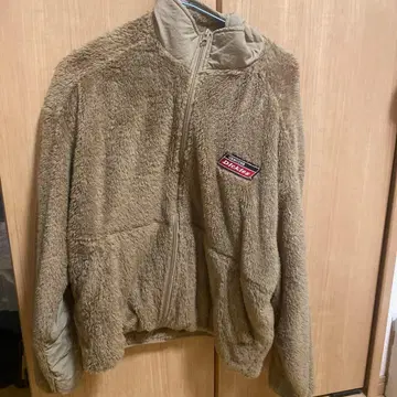 Dickies 쇼트 기장 플리스 자켓 베이지