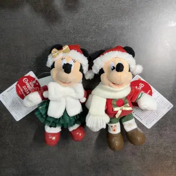디즈니 크리스마스 인형 배지 세트