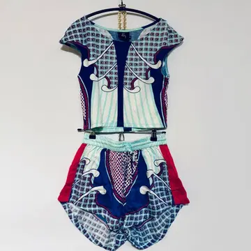 FAIRGROUND 셋업 파랑/빨간색/화이트