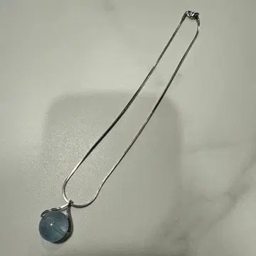 아쿠아 마린 펜던트 목걸이