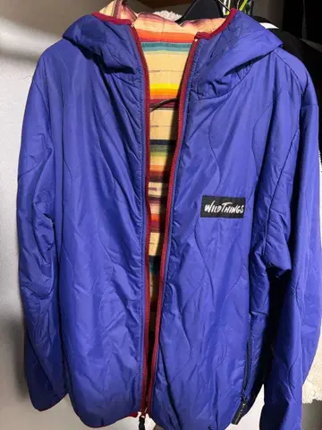 Who thinks? 후드 부착 나일론 자켓