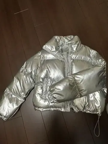 다운 자켓 실버 여성용 한국