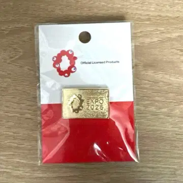 캐릭터 디자인 핀 배지 골드