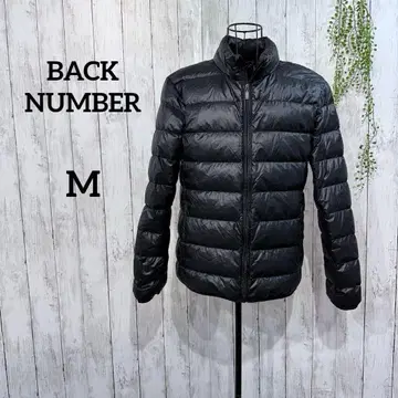 백넘버 90% 다운 자켓 M 경량 아우터&이너 블랙