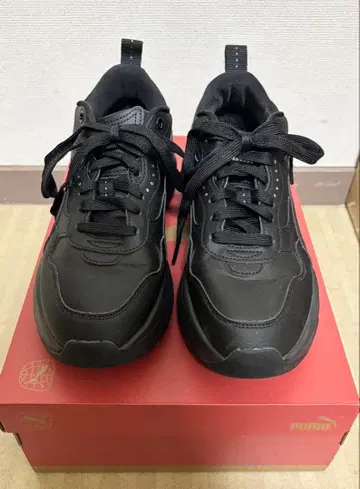 PUMA Cilia Wedge 블랙 25.0cm