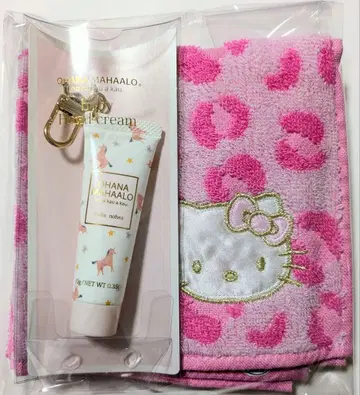 OHANA MAHAALO 헬로키티 타월 세트