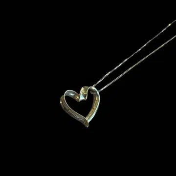 쥬얼리 츠츠미 K10 하트 목걸이 각인 있음 10금