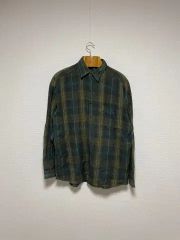 STRUCTURE 옴브레 체크 플란넬 셔츠 플란넬 섀도우 체크