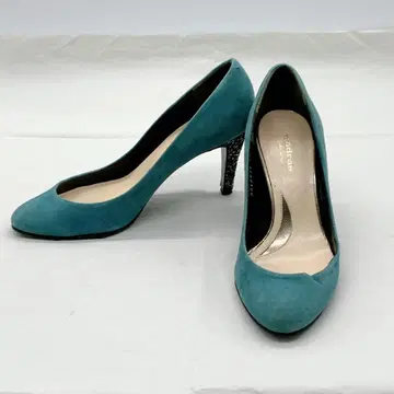 madras 마드라스 펌프스 23cm 터콰이즈 블루 그린 글리터