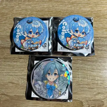 스토푸리 9주년 프리미엄 캔뱃지 코론군 등신 데포 3개 세트