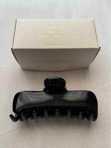 UNDO HAIRWARE 클로 클립 No. 4 블랙