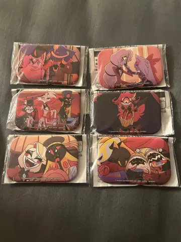 해즈빈 호텔에 오신 것을 환영합니다 스퀘어 캔뱃지