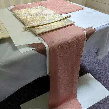 순수 실크 코몬 하나츠기몬 누이몬 사라사 문양