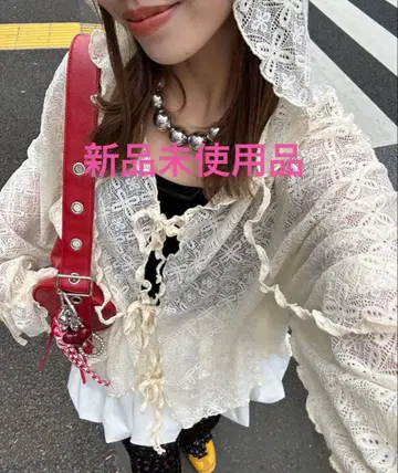 CIAOPANIC 레이스 메로 후디 상의