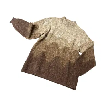 ELEMENT 고급 브라운 계열 그라데이션 니트 M 사이즈