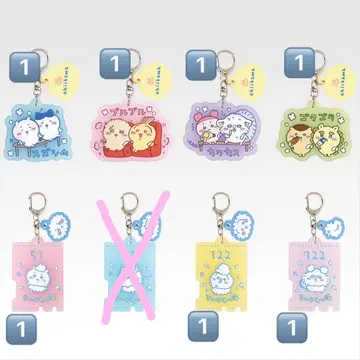 치이카와(먼작귀)의 탕 센토풍 러버 참 7개 세트