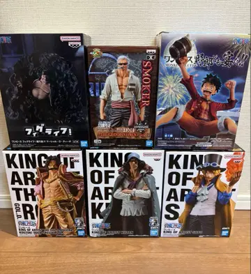 원피스 피규어 묶음 판매 6세트 루피 사보 로저