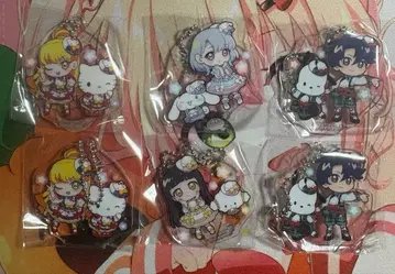 비밀의 아이프리 x 산리오 캐릭터즈 아크릴 키링 컴플리트