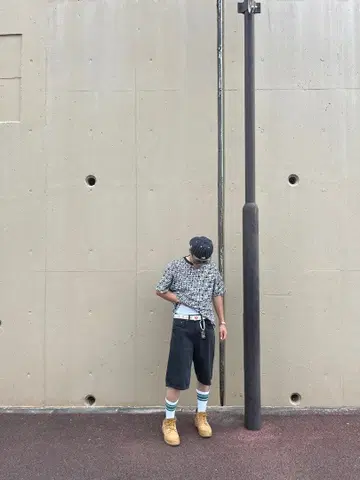 ZARA 조츠 하프 데님 블랙