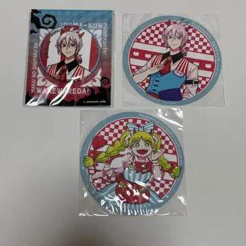 마계학원 멜로 콜라보 카페 캔뱃지 코스터 특전