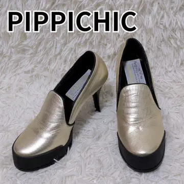 PIPPICHIC 통굽 핑힐 골드 37사이즈
