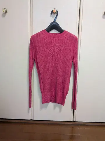 SLOANE 스론 실크 리브 니트 새상품