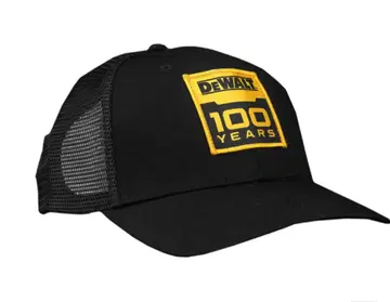 DEWALT 100주년 기념 메쉬 캡 디월트 로고 자수