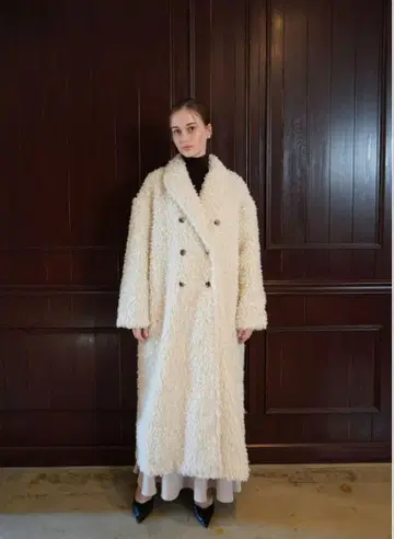 [ Acka. ] poodle boa long coat