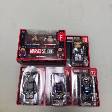 새상품! 훼미리마트 1번 복권 MARVEL 베어브릭 5종 세트