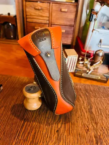 레트로 가죽 안경 케이스 펜 케이스