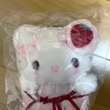 딸기 휘핑 케이크 키티 마스코트 백참