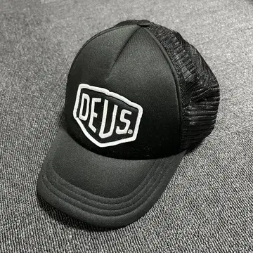 [ 미사용 ] Deus Ex Machina 데우스 트래커캡 블랙 블랙
