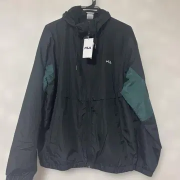 FILA 나일론 자켓 블랙/그린 택 포함 새상품