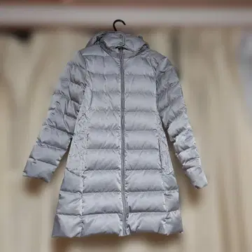 URBAN RESEARCH 실버 그레이 롱 다운 자켓