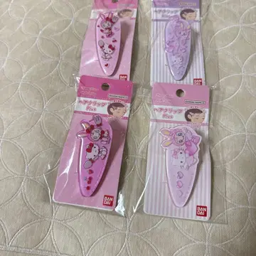 산리오 메조피아노 헬로키티 베리에짱 헤어 클립 4종류 새상품