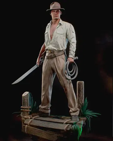 1/6 미도색 미조립 피규어 레진 키트 INDIANA JONES