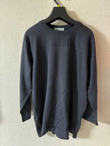 JOHN SMEDLEY 다크 그레이 8부 코튼 니트