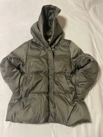 NATURALBEAUTYBASIC 다운 자켓 M 그레이 카키 80% 다운