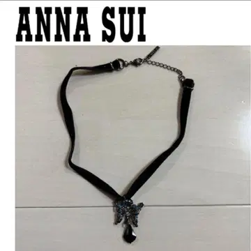 ANNA SUI 안나수이 나비 모티브 초커 목걸이