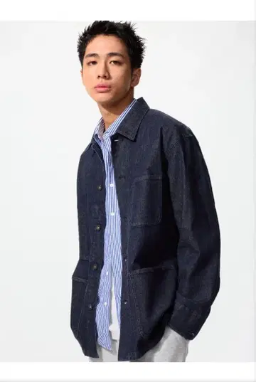 UNIQLO 데님 자켓 XS