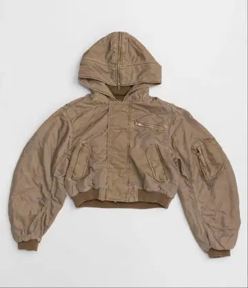 PRANK PROJECT 후디드 숏 봄버 자켓