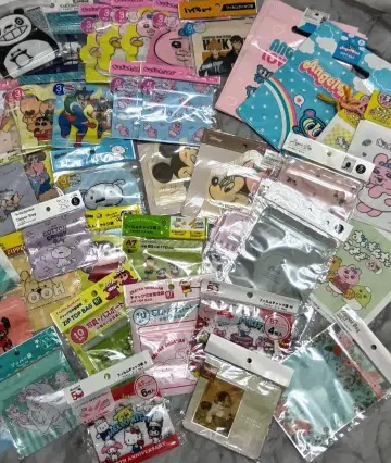 한정판 판매 새상품 미개봉품 캐릭터 지퍼백 봉투 묶음 판매